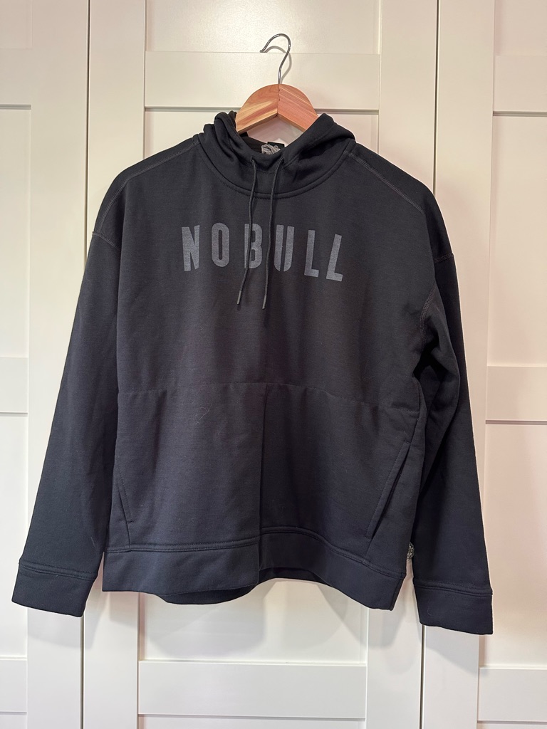 Nobull Black Hoodie With Logo Tag